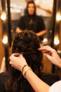 bruidskapsel opsteken